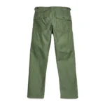OrSlow Slim Fatigue Pants in Army Back