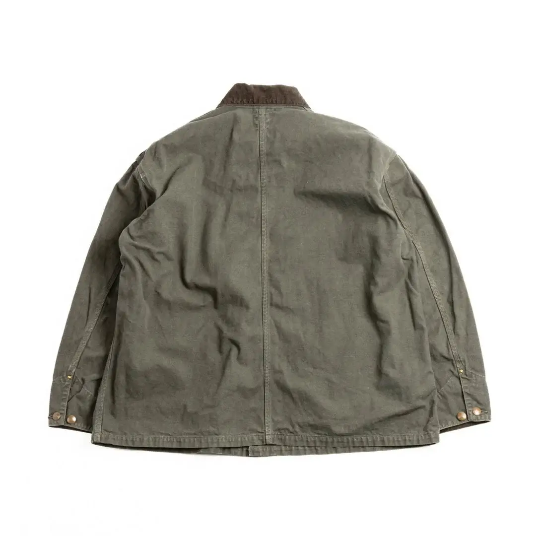 Orslow (6034) Relax Fit Oxford Coverall Army Green Back