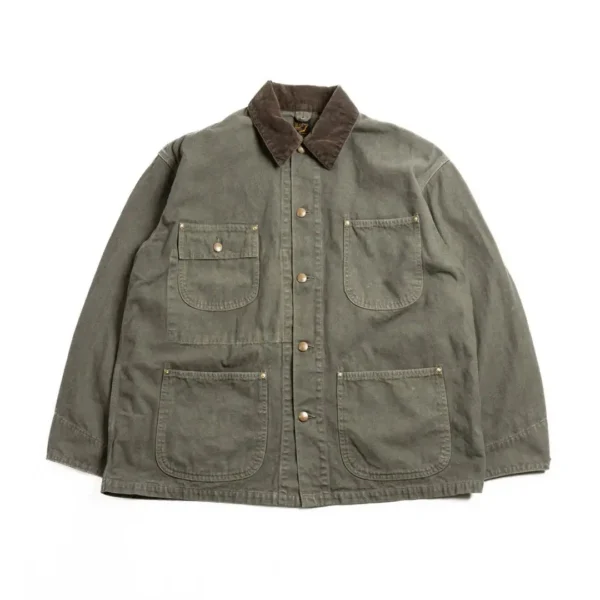 Orslow (6034) Relax Fit Oxford Coverall Army Green Front