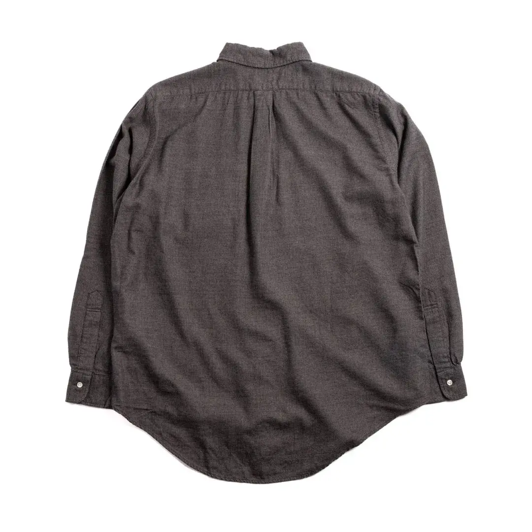 Orslow (8112–60) Button Down Shirt Soft Subtly Brushed Mini Check Back