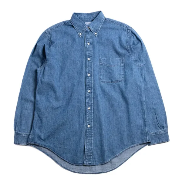 Orslow (8112–95) Denim Bd Shirt Front