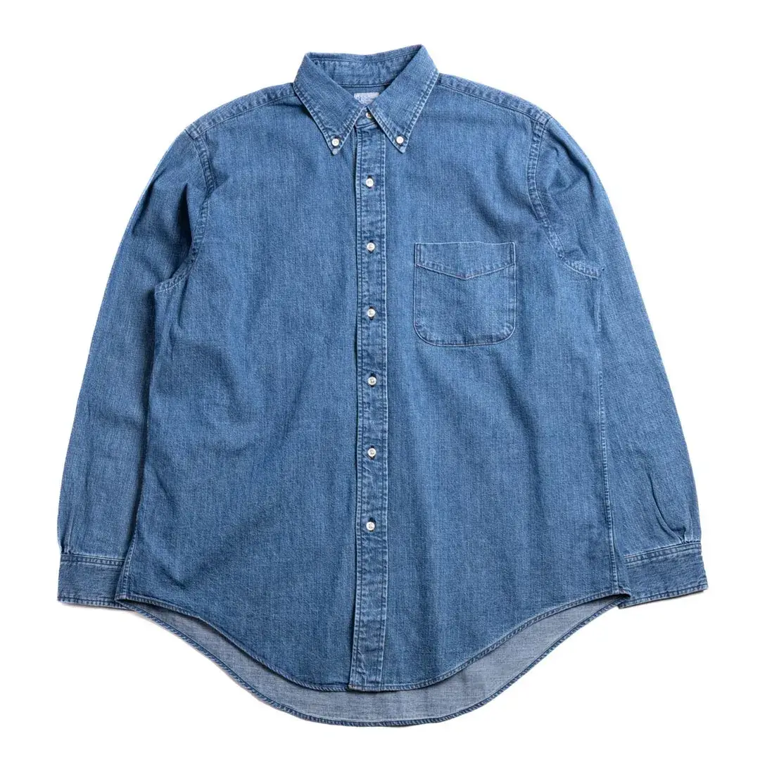 Orslow (8112–95) Denim Bd Shirt Front