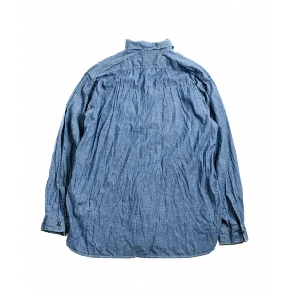 Orslow (Lot 8270–84) Relax Fit Chambray Work Shirt 2 Year Wash Back