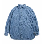 Orslow (Lot 8270–84) Relax Fit Chambray Work Shirt 2 Year Wash Front