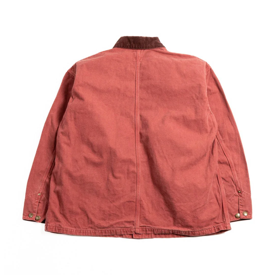 RELAX FIT OXFORD COVERALL RED Back