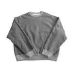 Orslow Relaxed Fit Densely Knit Sweatshirt - Charcoal Gray Front