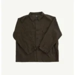 orSlow Cotton Linen Moleskin Relax Fit Simple Work Jacket Front