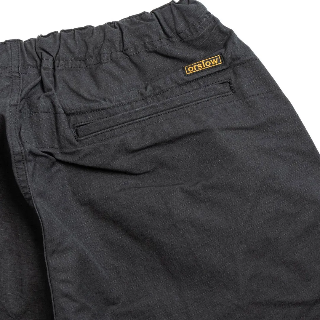 orSlow (LOT1002) NEW YORKER PANT SUMI BLACK RIPSTOP Back Zoom