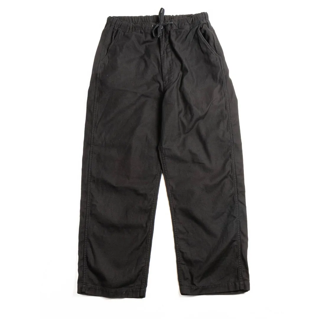 orSlow (LOT1002) NEW YORKER PANT SUMI BLACK RIPSTOP Front