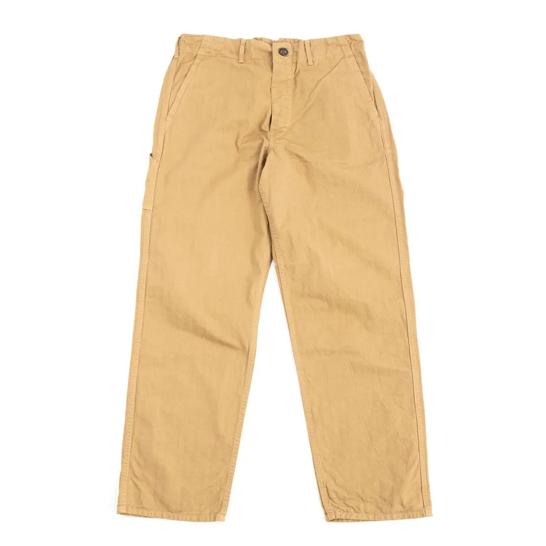orSlow (LOT–5000) ORIGINAL HERRINGBONE FRENCH WORK PANT KHAKI Front