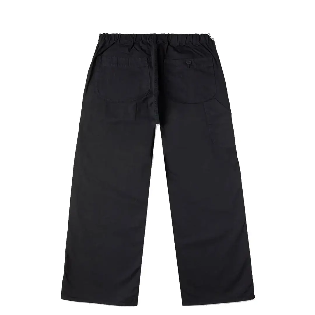 OrSlow Wide Fit French Work Pants Black Back