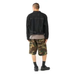 OrSlow × BEAMS “100 Super Dad” Woodland Camo Short Pant Back