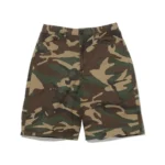 OrSlow × BEAMS “100 Super Dad” Woodland Camo Short Pant Front