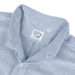 orSlow Button Down Shirt Light Blue Fornt 2