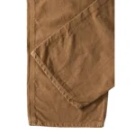 orSlow Dad's Fit Oxford Painter Pants - Brown Front Leg