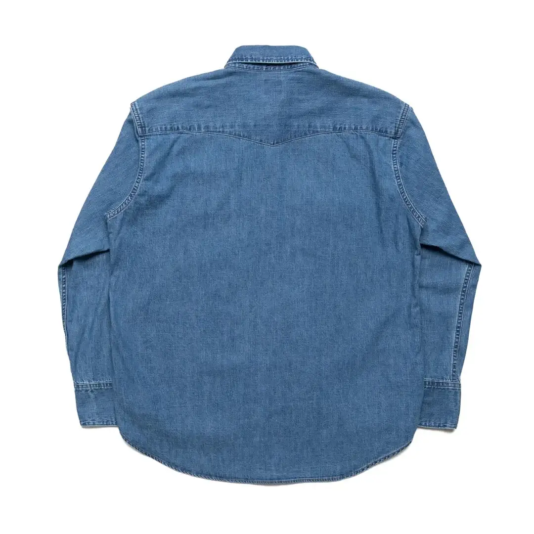 orSlow Denim Western Shirt Back