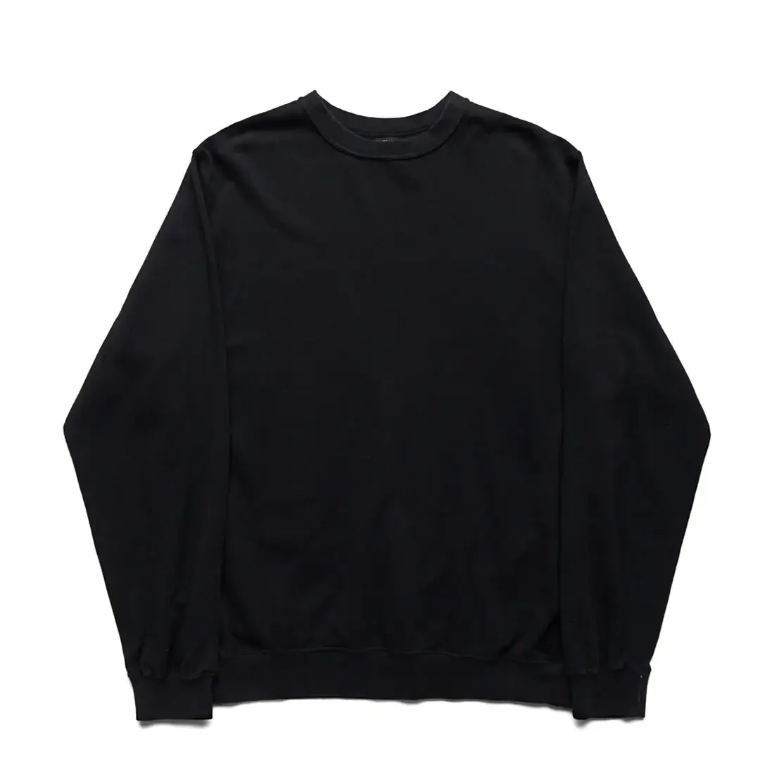 orSlow Light Weight French Terry Crewneck Sweat Shirt - Navy