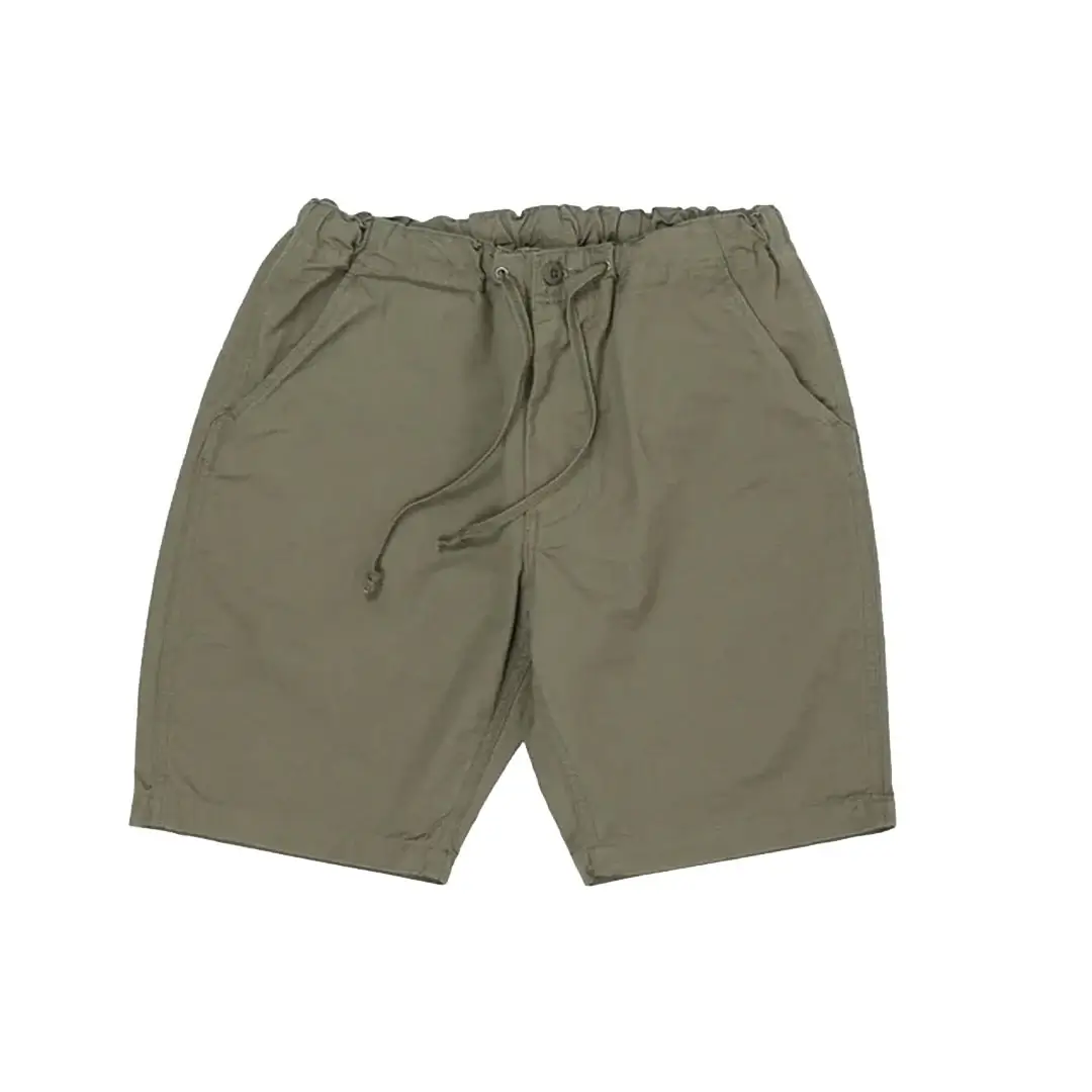 orSlow New Yorker Shorts - Army Green Front