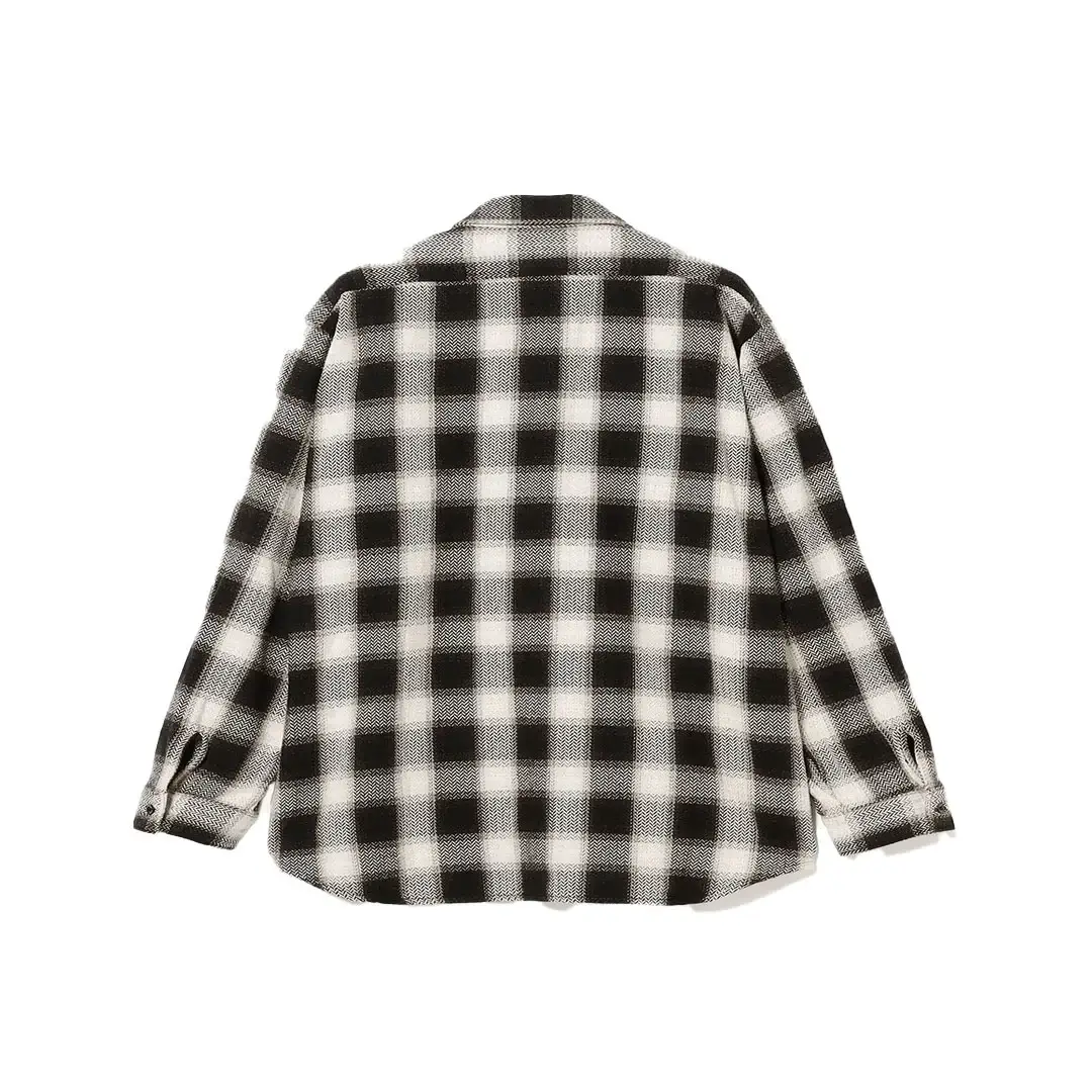 orSlow Relax Fit Flannel Shirt Back View