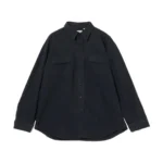 orSlow Relax Fit Flannel Shirt Black Front