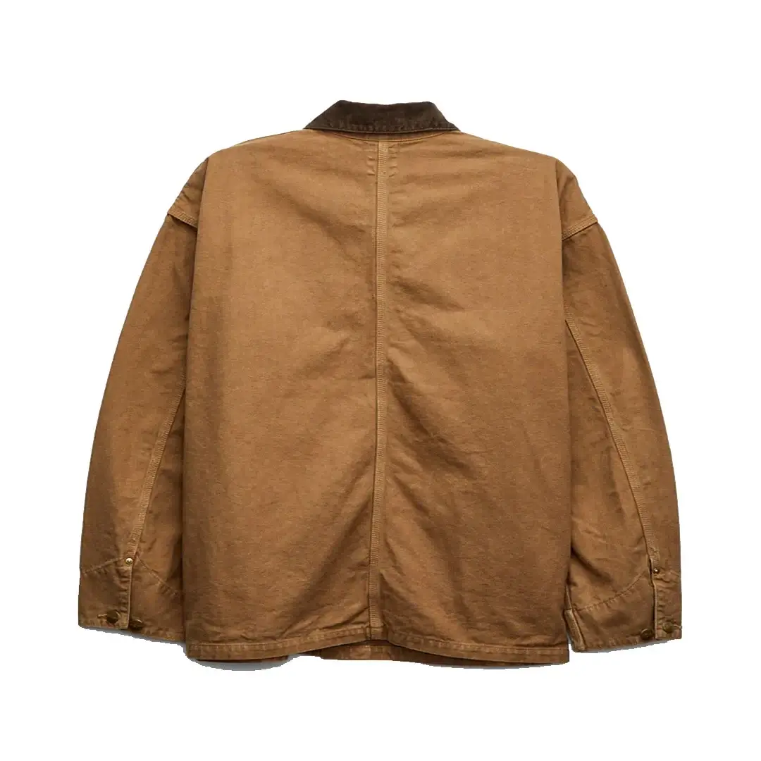 orSlow Relaxed Fit Canvas Coverall in Brown Back