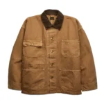 orSlow Relaxed Fit Canvas Coverall in Brown Front