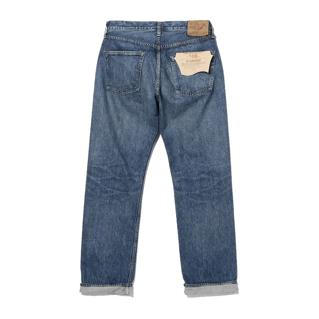 orSlow Standard Denim 105 Back view