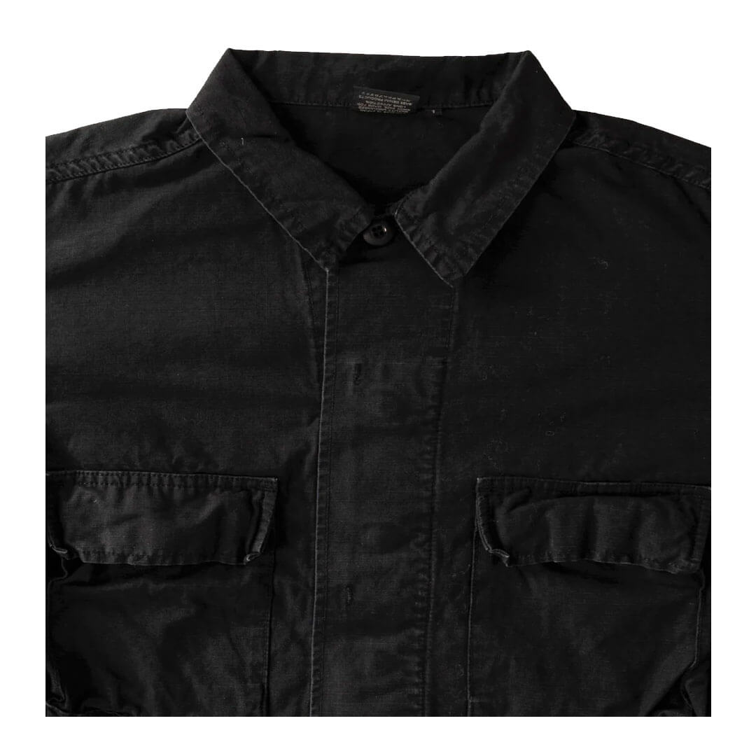 orSlow Stone Black BDU Jacket - Black Stone Front 1