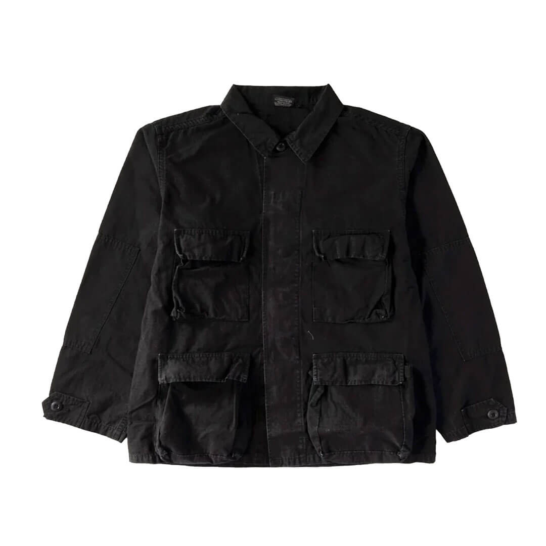 orSlow Stone Black BDU Jacket - Black Stone Front