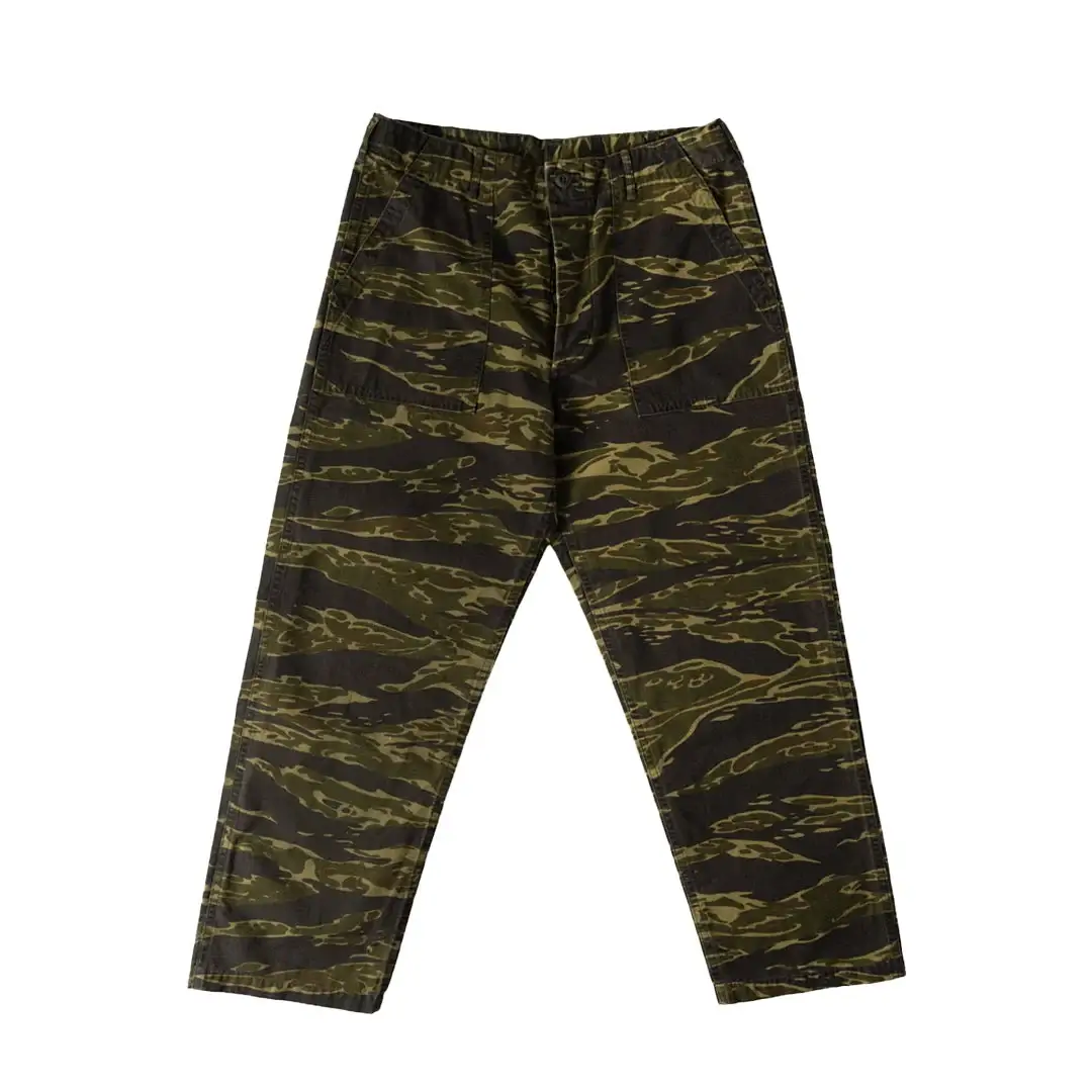 orSlow U.S. Army Fatigue Pants (Regular Fit) - Tiger Camo Front