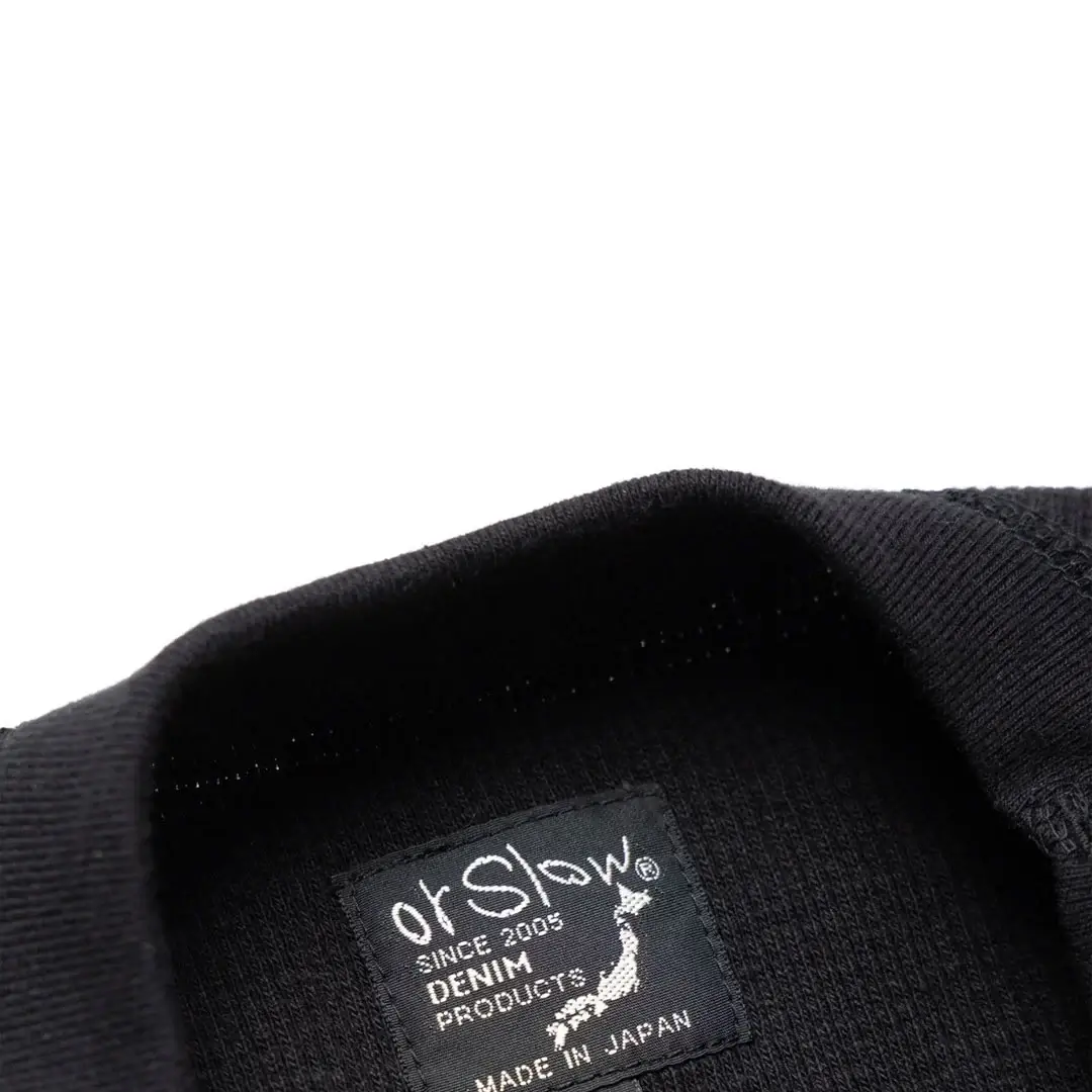orSlow Waffle T-Shirt - Black Back