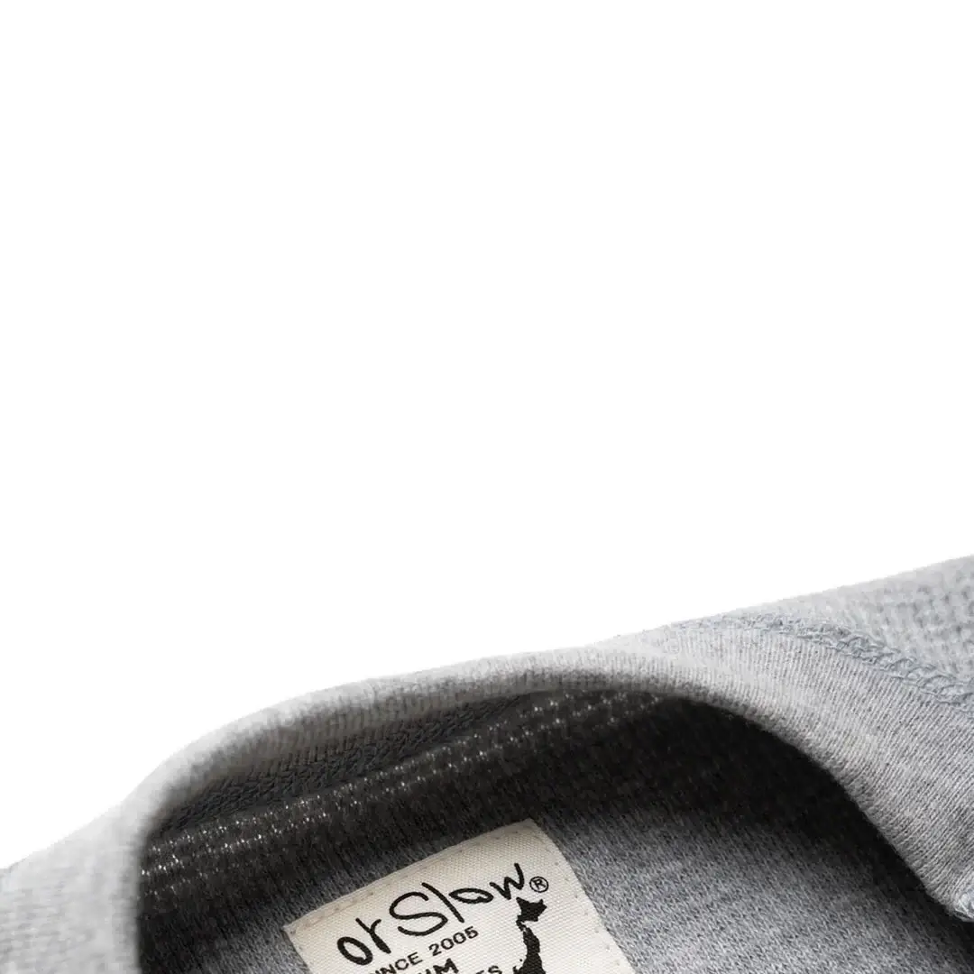 orSlow Waffle T-Shirt - Heather GreyBack