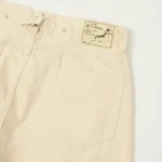 orSlow Grandad's Cinch Back Regular Straight Jean - Ecru Side