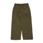 orSlow Lightweight Canvas Summer Fatigue Trouser - Faded Olive Front