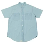 orSlow Short Sleeve Chambray Work Shirt - Front