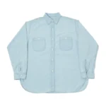 orSlow Vintage Chambray Work Shirt - Sky Blue Front